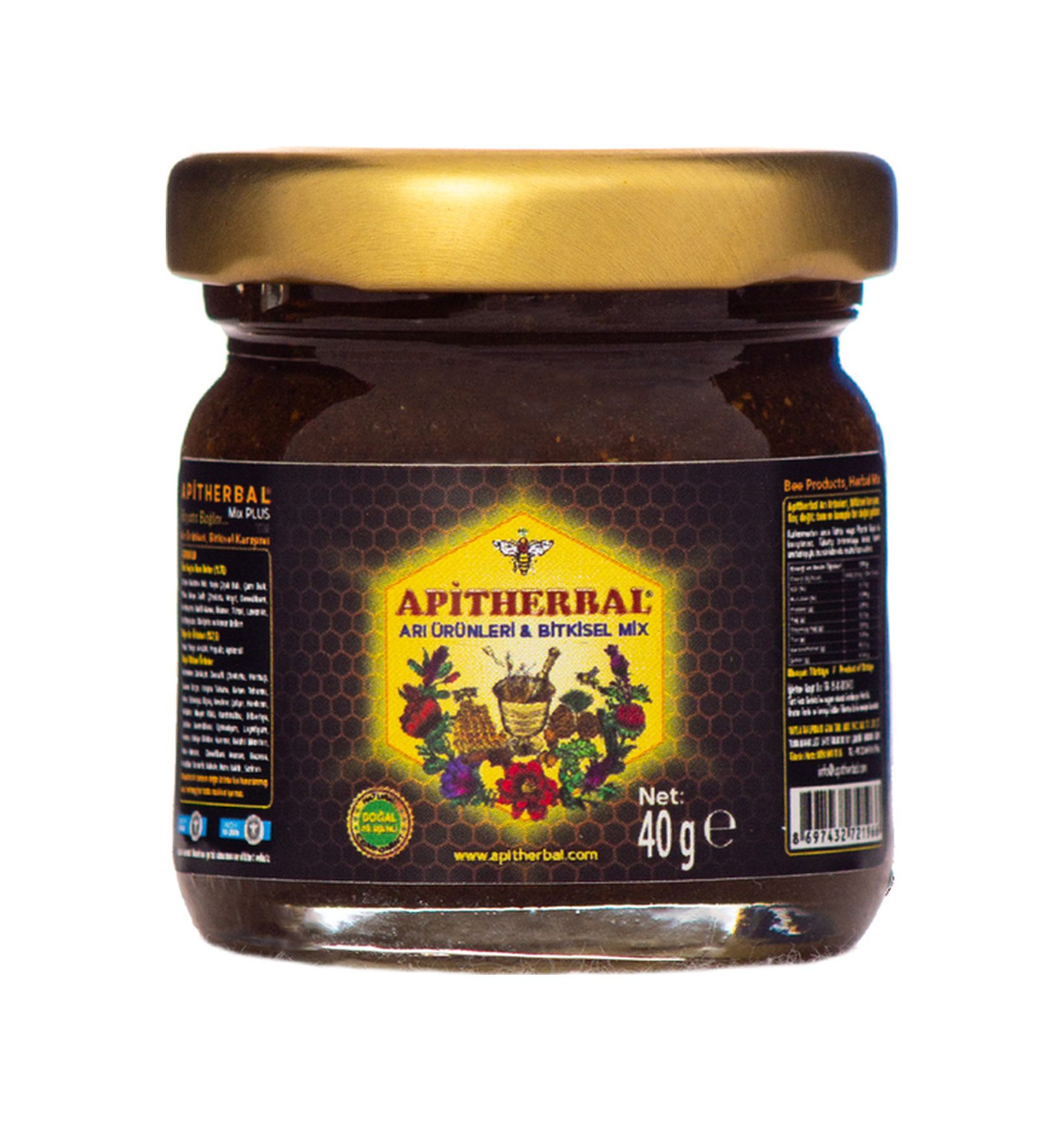 balpinari apitherbal mix plus ari urunleri ve bitkisel ultra macunu 40 g 237