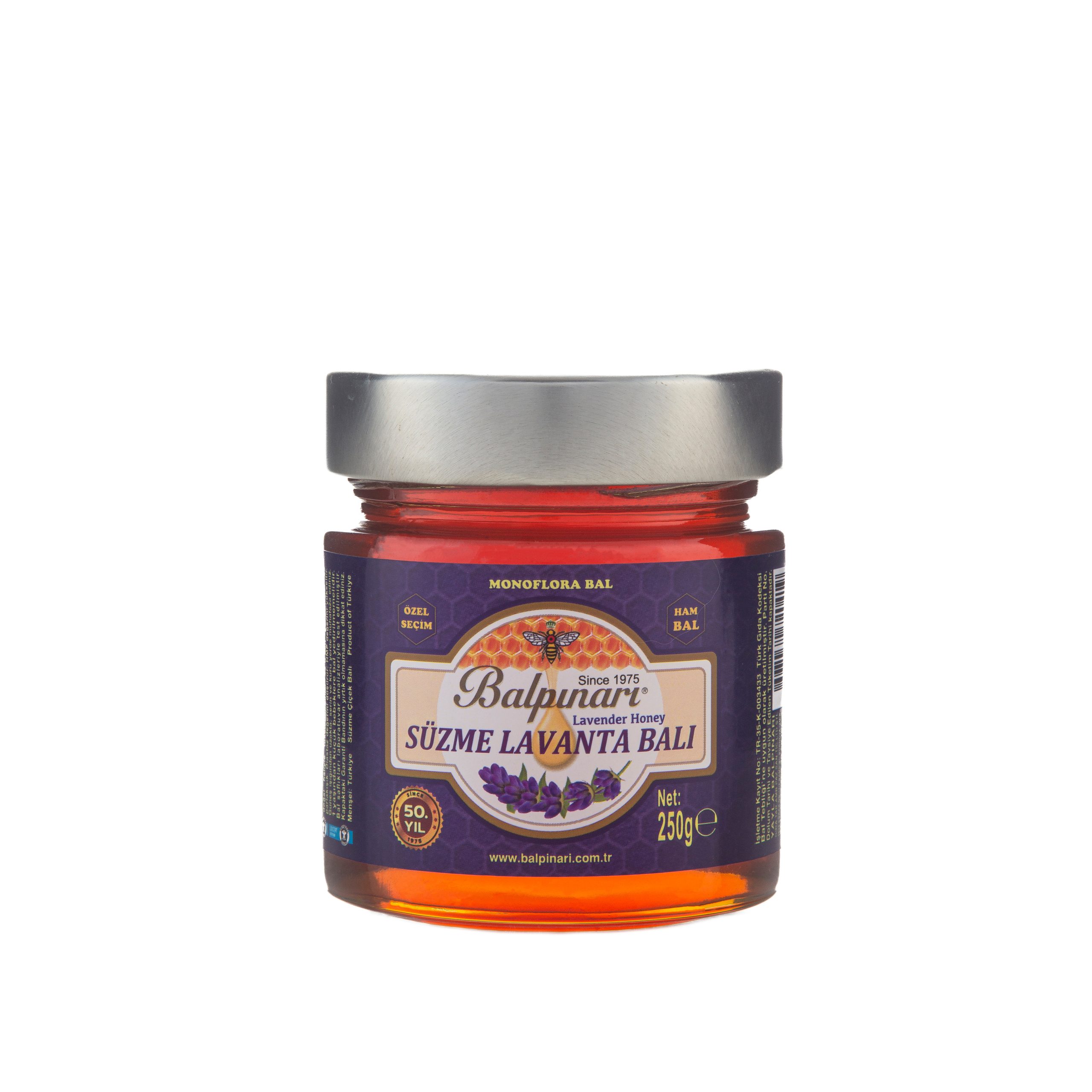 ozel secim suzme lavanta ham bali 250 gr 186